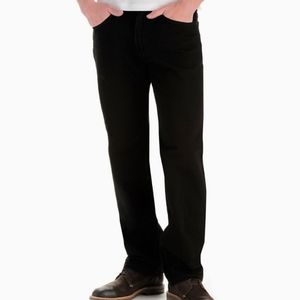 Mens Lee Jeans Black Relaxed Fit Straight Leg